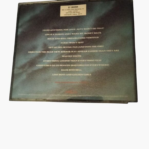 Meat Loaf Bat Out Of Hell II Back Into Hell CD Album - Picture 5 of 5